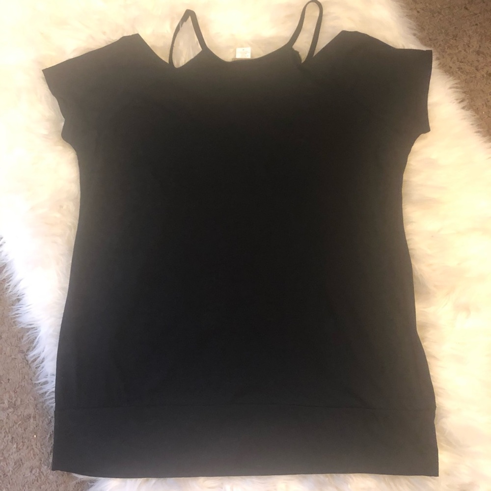 Ever Blue cold shoulder top - Picture 6 of 7